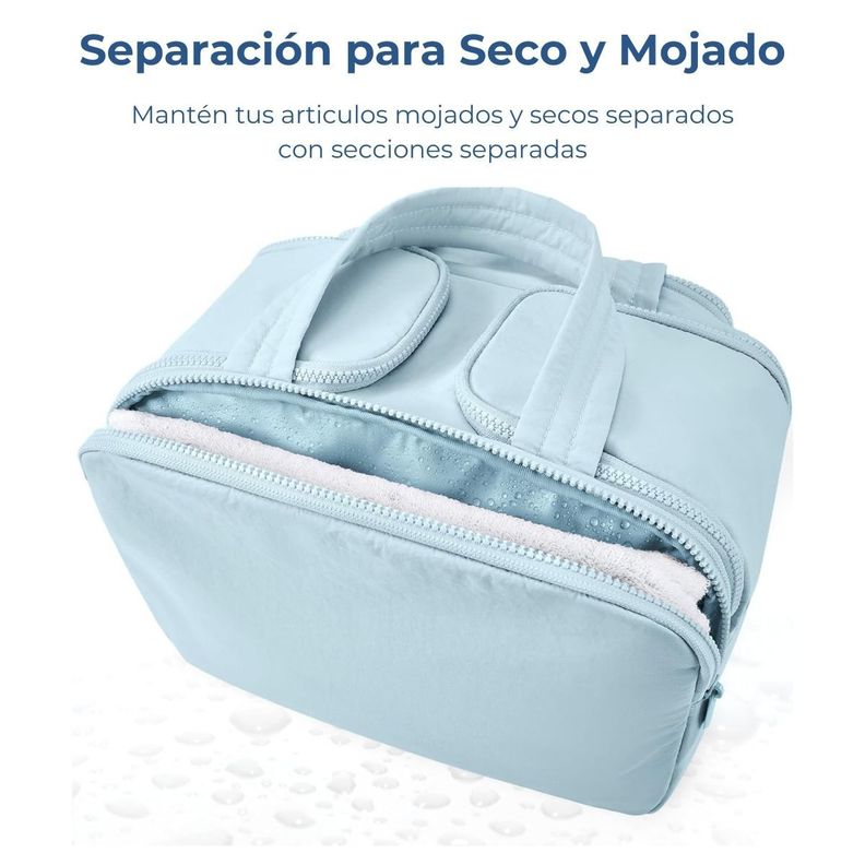 Bagsmart Neceser Multifuncional Zora Spacesaver 4 en 1 - Celeste-7
