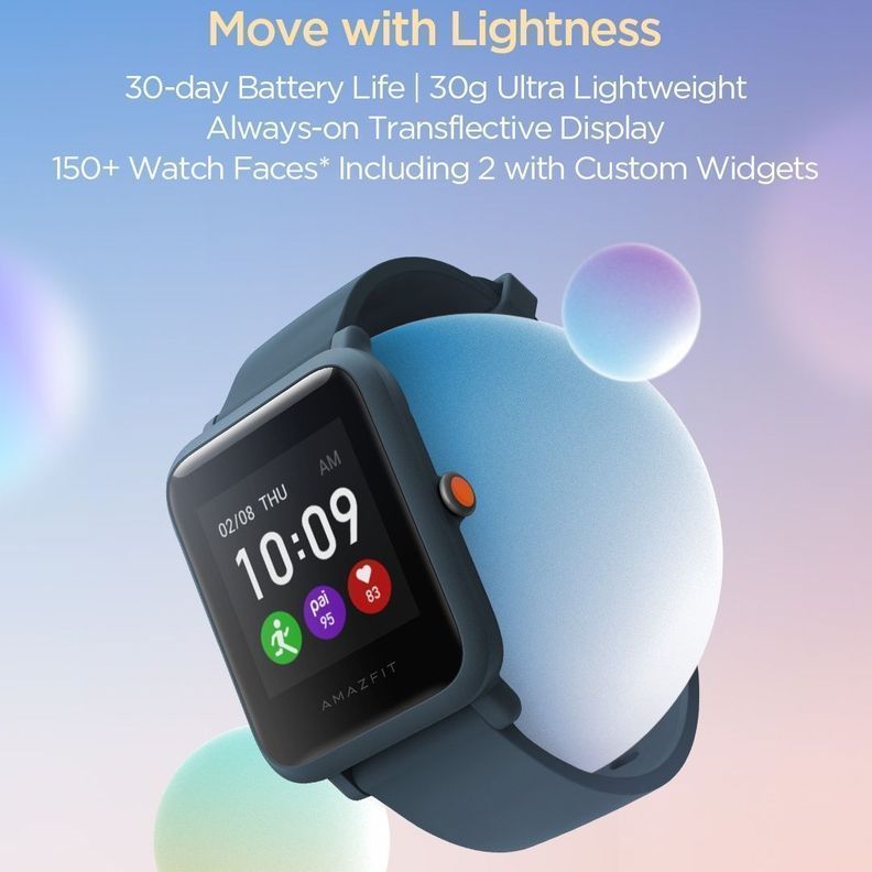 Amazfit BIP S Lite -Smart Watch-bateria 30 días/resistente al agua-2