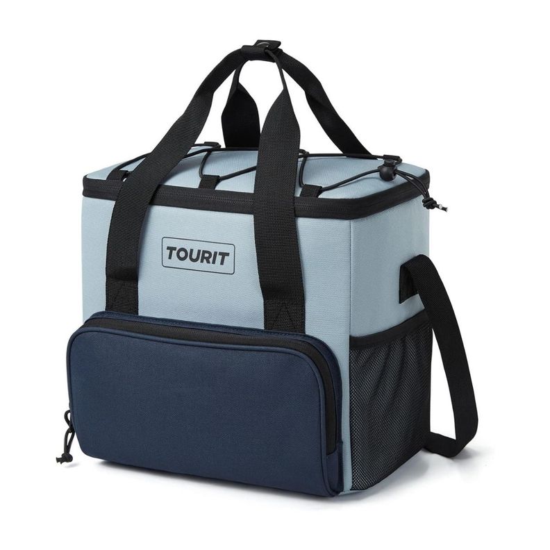 Tourit Cooler Bag refrigerador aislado portátil de 14L - Celeste-0