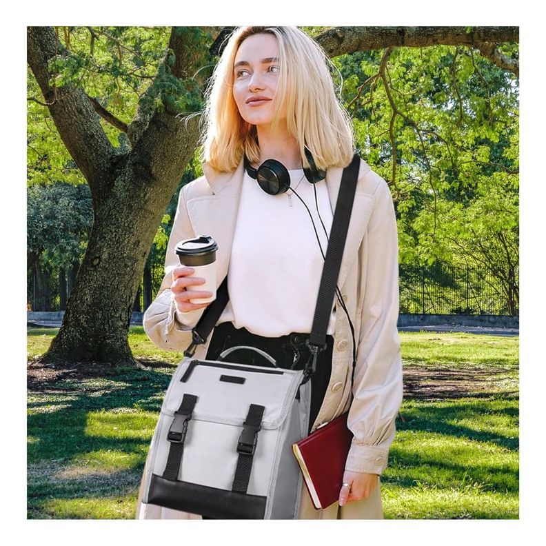 Tourit Lonchera Térmica con Hebilla 11L - Gris-2