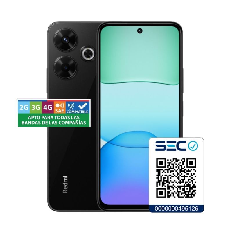 Xiaomi Redmi 13 4G 8GB + 256 GB Negro-1