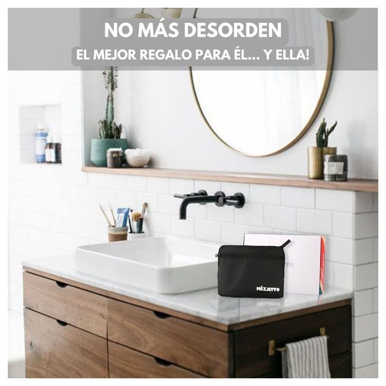 SC Home Capa Delantal para Corte de Barba Afeitado - Negro-5