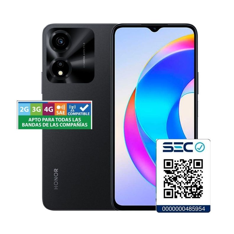 Honor X5 Plus 4GB + 64GB Negro-1
