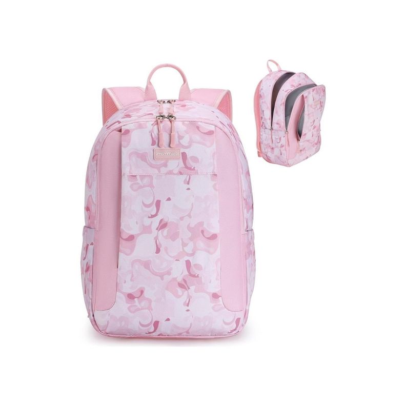 Mommore Mochila Grande para Ninos Educacion Basica 28L - Rosado