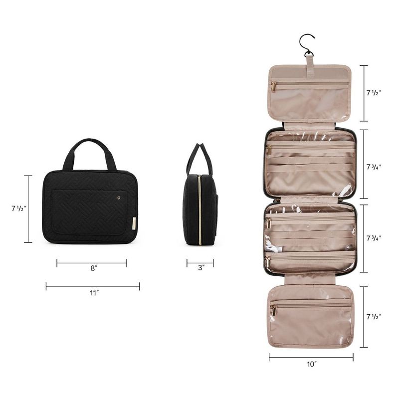 Bagsmart Neceser kit de viaje AURA - Negro-6