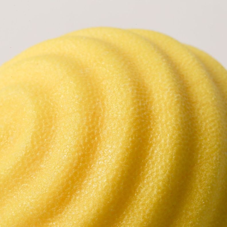 BOLA DE JUGUETE PARA PERRO PIDAN® - TEXTURA ONDULADA DE AGUA - AMARILLO-1