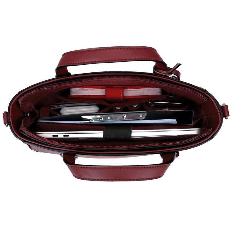 Ecosusi STYLE tote de mano para 14"- burdeo-5