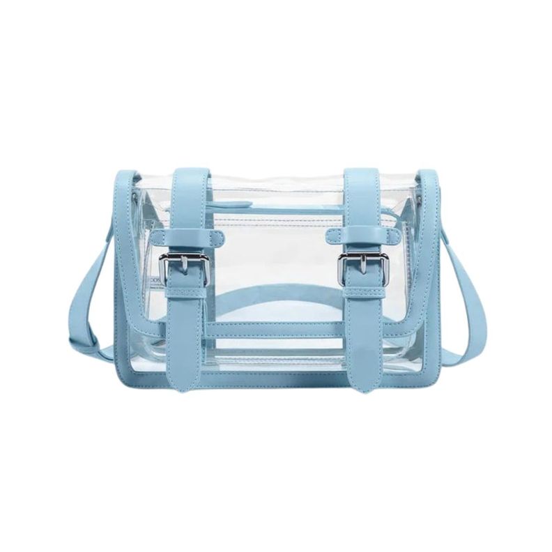 Ecosusi Bolso Mensajero Jane para Tablet 10.2” - Azul Transparente-0