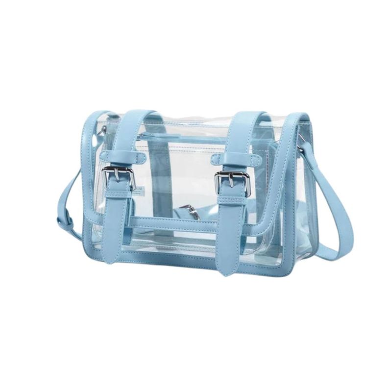 Ecosusi Bolso Mensajero Jane para Tablet 10.2” - Azul Transparente-2