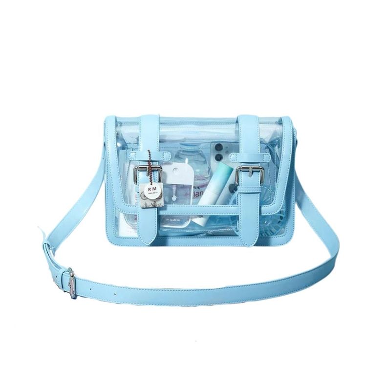 Ecosusi Bolso Mensajero Jane para Tablet 10.2” - Azul Transparente-3