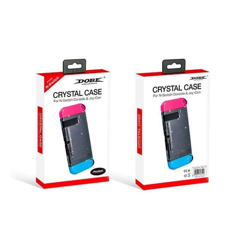 DOBE - Carcasa transparente para Nintendo Switch TNS-1710-4