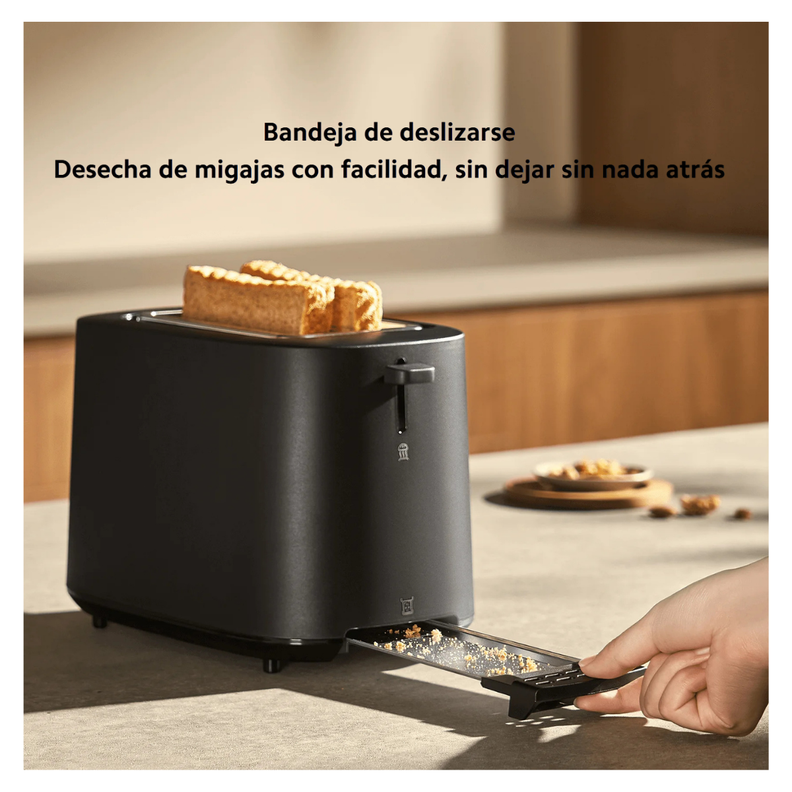 Xiaomi Tostador Eléctrico 2 Rebanadas 6 niveles Negro -5
