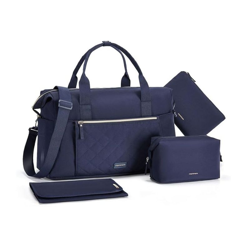 Mommore Bolso Maternal para Hospital Set 4 Piezas 39L - Azul-0
