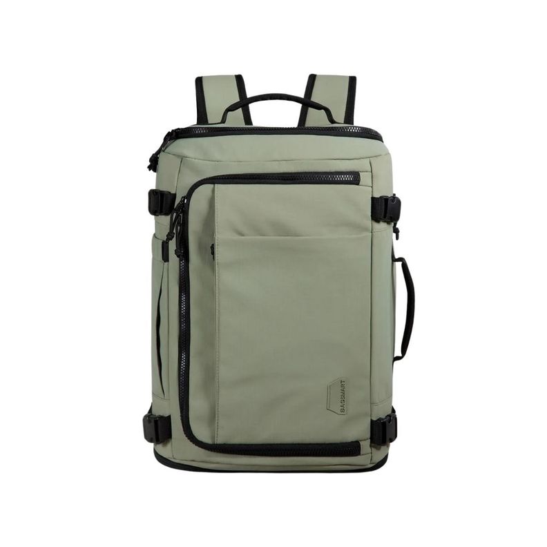 Bagsmart Mochila de Viaje Blast Mediana 38L para Notebook 15.6" - Verde-0