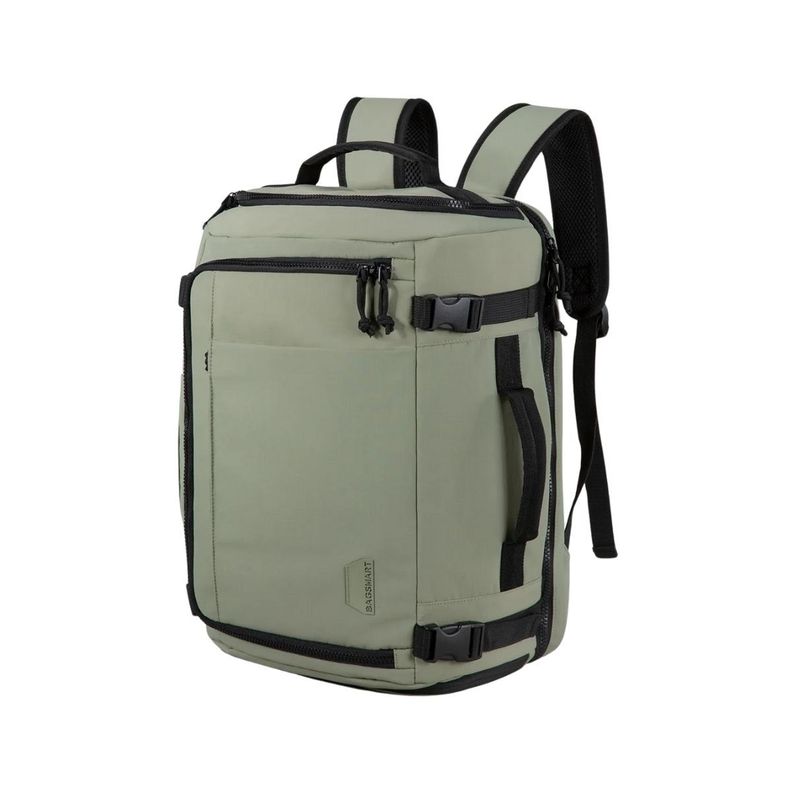 Bagsmart Mochila de Viaje Blast Mediana 38L para Notebook 15.6" - Verde-1