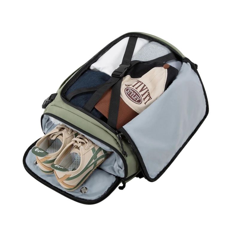 Bagsmart Mochila de Viaje Blast Mediana 38L para Notebook 15.6" - Verde-5