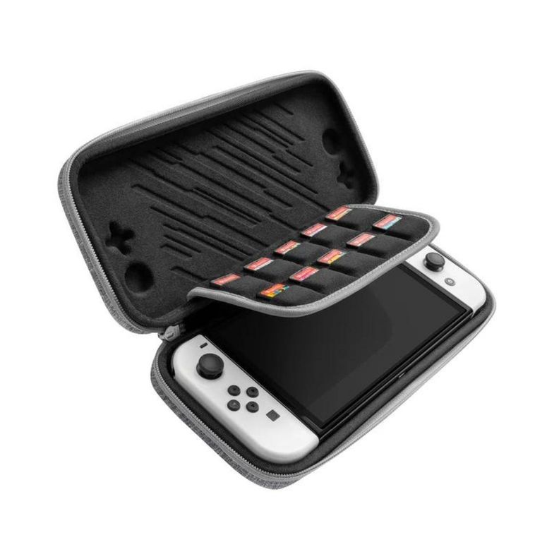 Tomtoc Estuche Ligero FancyCase-G05 Nintendo Switch Oled Gris-4