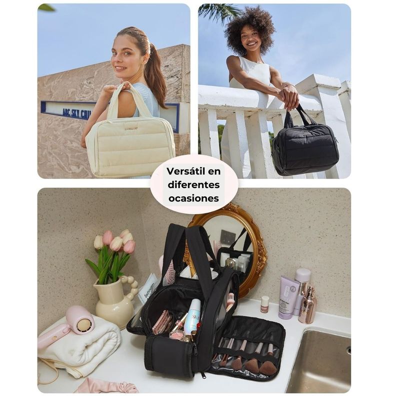 Bagsmart Neceser Multifuncional Zora Spacesaver 4 en 1 - Negro-2