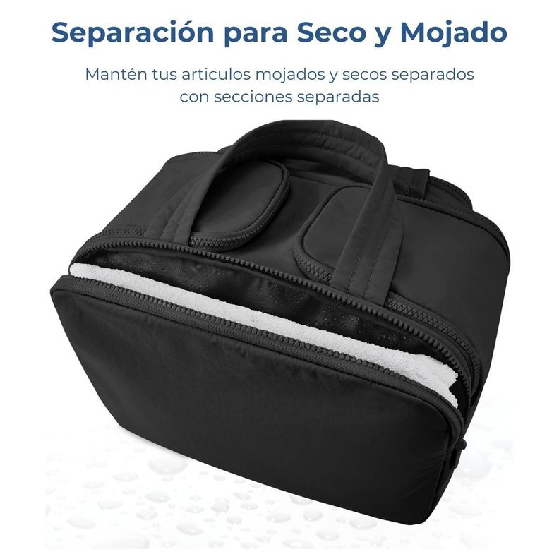 Bagsmart Neceser Multifuncional Zora Spacesaver 4 en 1 - Negro-6