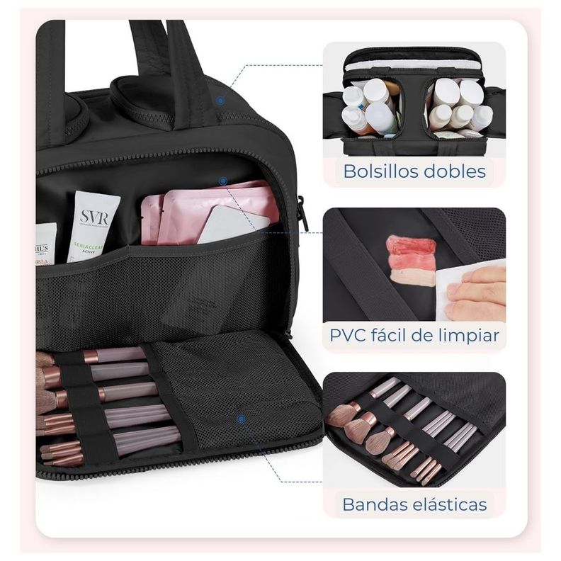 Bagsmart Neceser Multifuncional Zora Spacesaver 4 en 1 - Negro-7