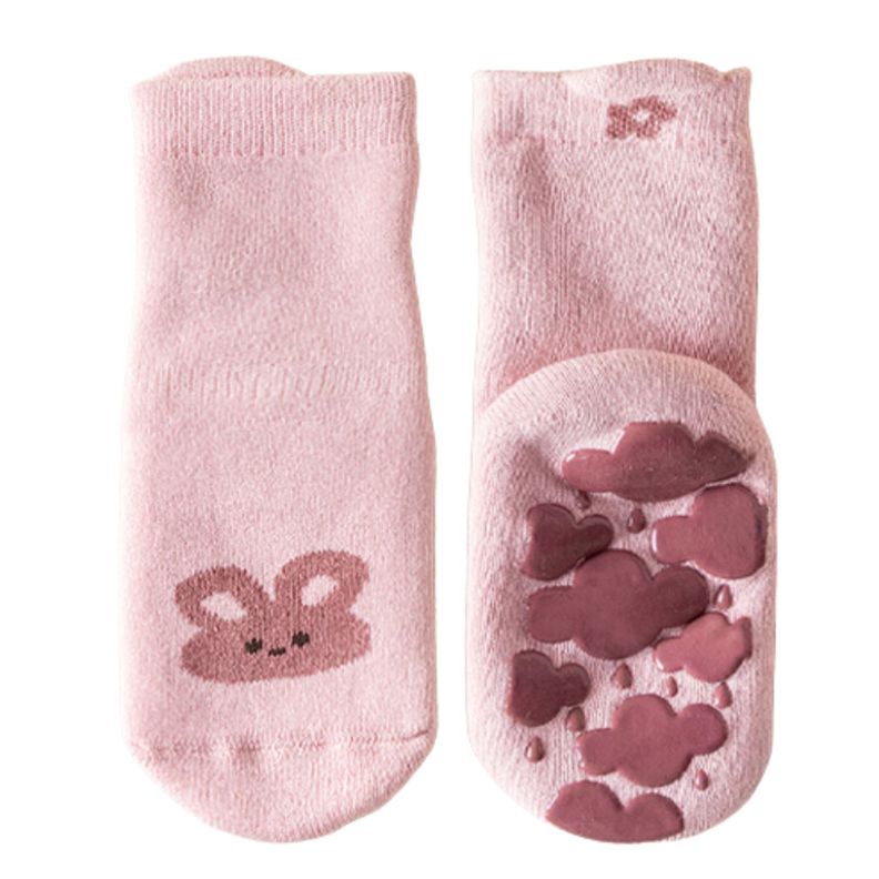 Calcetines de bebé - Diseño Conejito Rosado-0