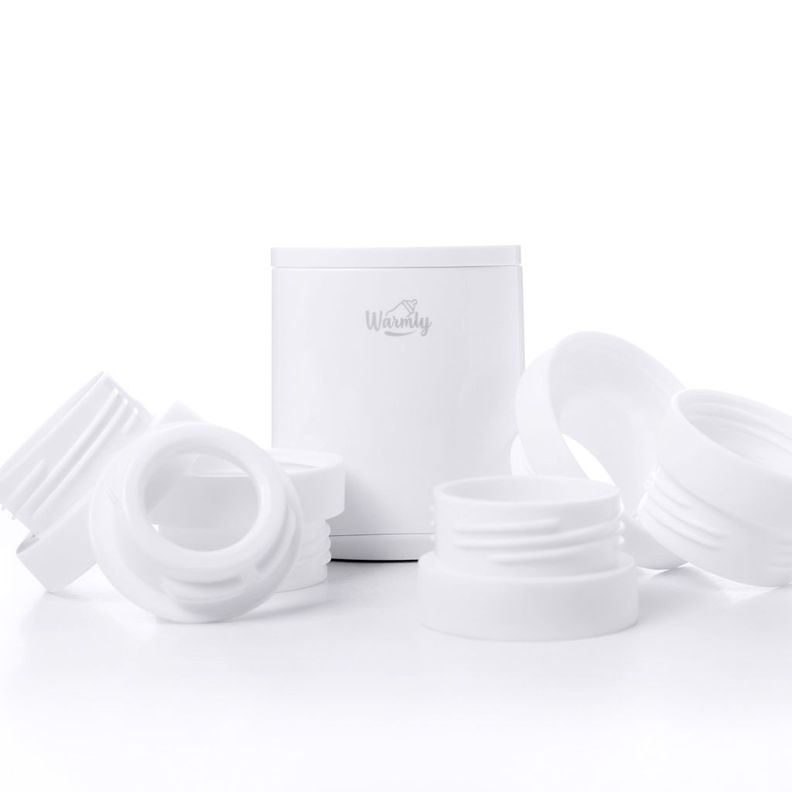 CALENTADOR DE MAMADERAS PORTÁTIL WARMLY + 8 ADAPTADORES-0