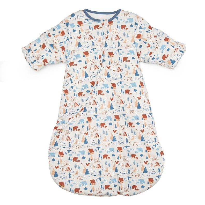 Saco de dormir bebe TOG 3.5 gota con mangas - Saquito bebe Blanco 6 a 12 Meses