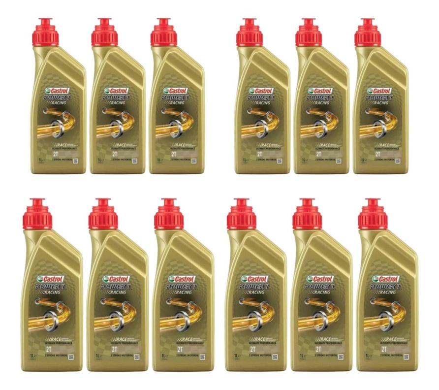 Aceite Castrol Power 1 Full Sintetico 2t Racing Original 12l