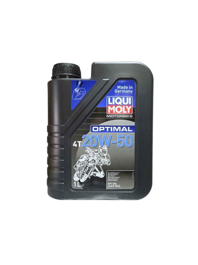 Aceite De Moto Liquimoly 20w 50 Mineral 1l 4t Negro 12