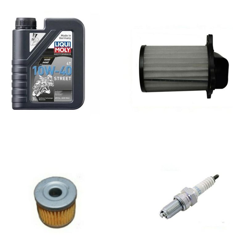 Kit Mantencion Full Para Moto Suzuki Gz 150 Negro 25
