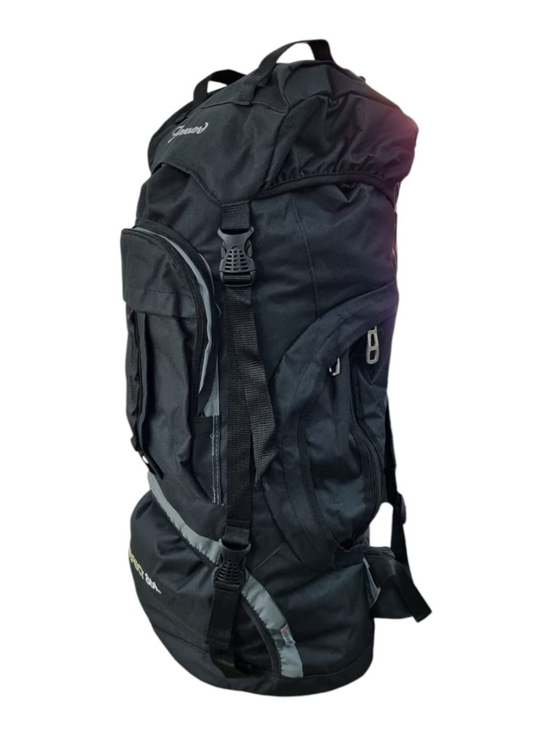 MOCHILA 80 LITROS 65x40x20 cm COLOR NEGRO-1