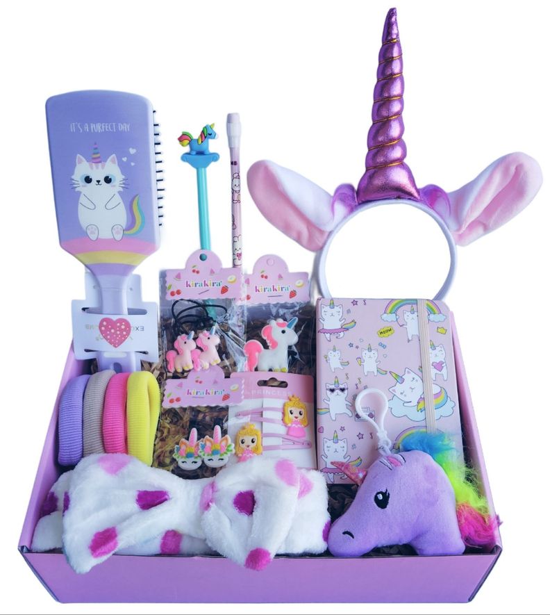 Pack libreta A5 lineada 60 hojas + accesorios, set de regalo niña-5
