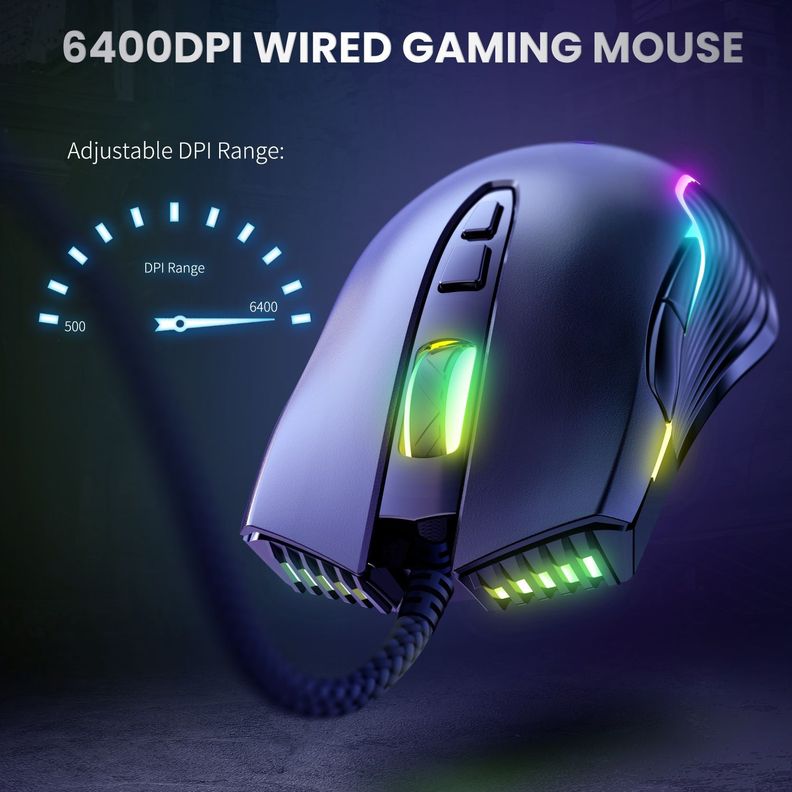 Mouse  Gamer Onikuma  Cw905 Black-3