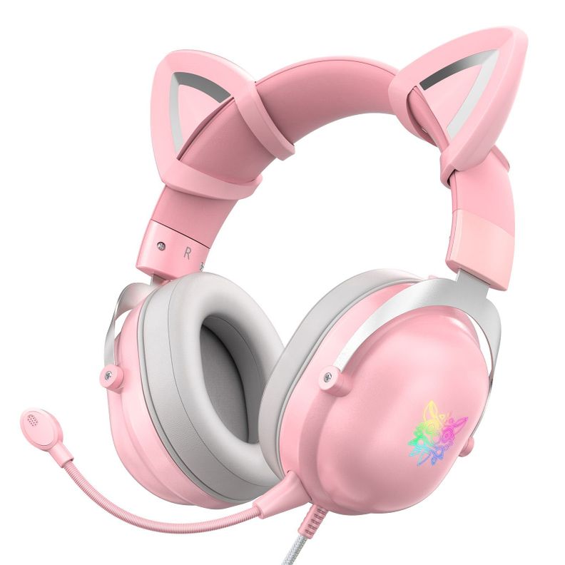 Audifono Gamer Onikuma X11 Rosa Rgb-0