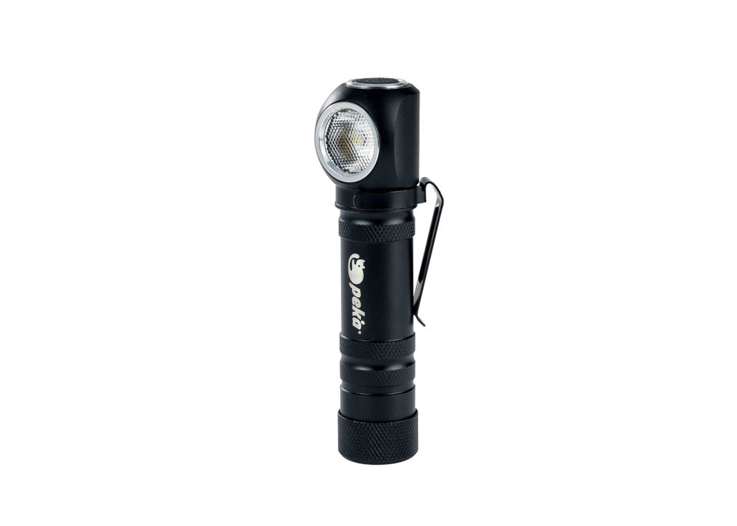 Linterna frontal LED multifuncional recargable-0
