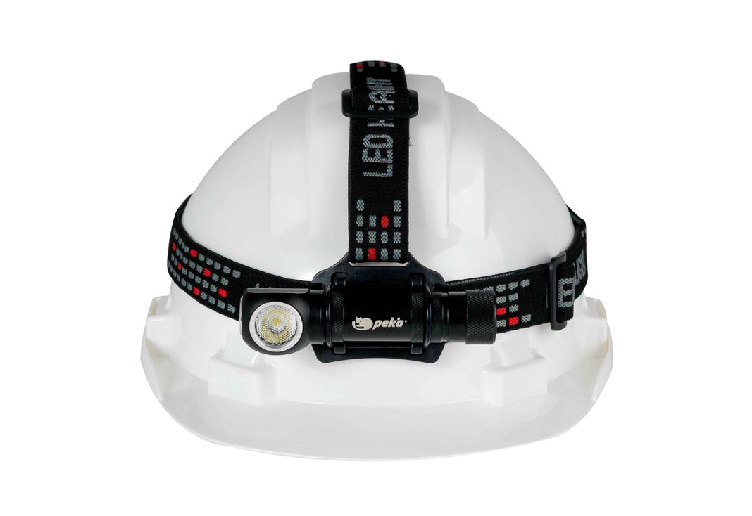 Linterna frontal LED multifuncional recargable-3