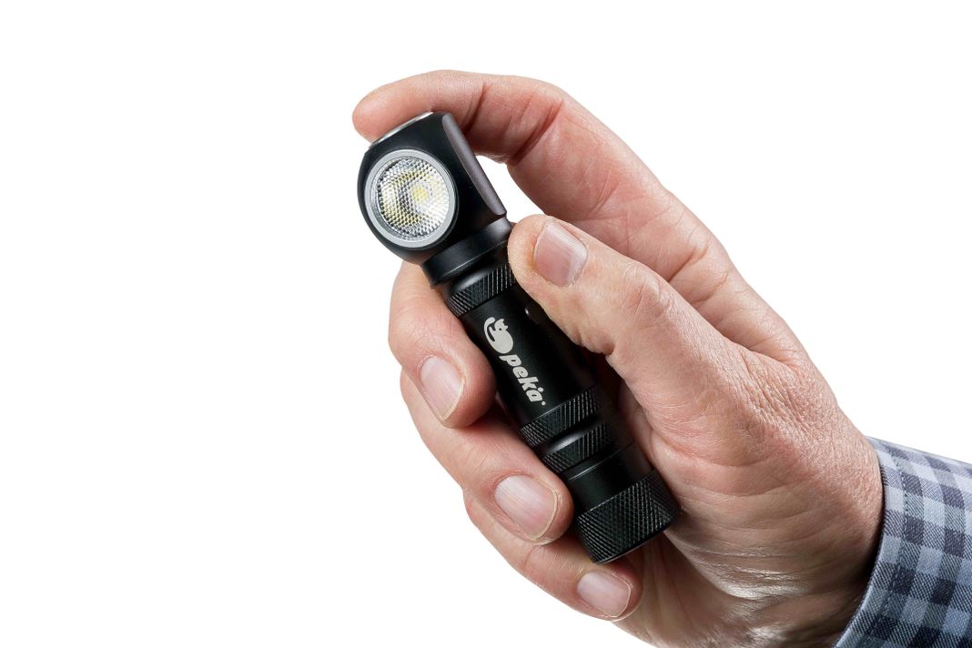 Linterna frontal LED multifuncional recargable-4