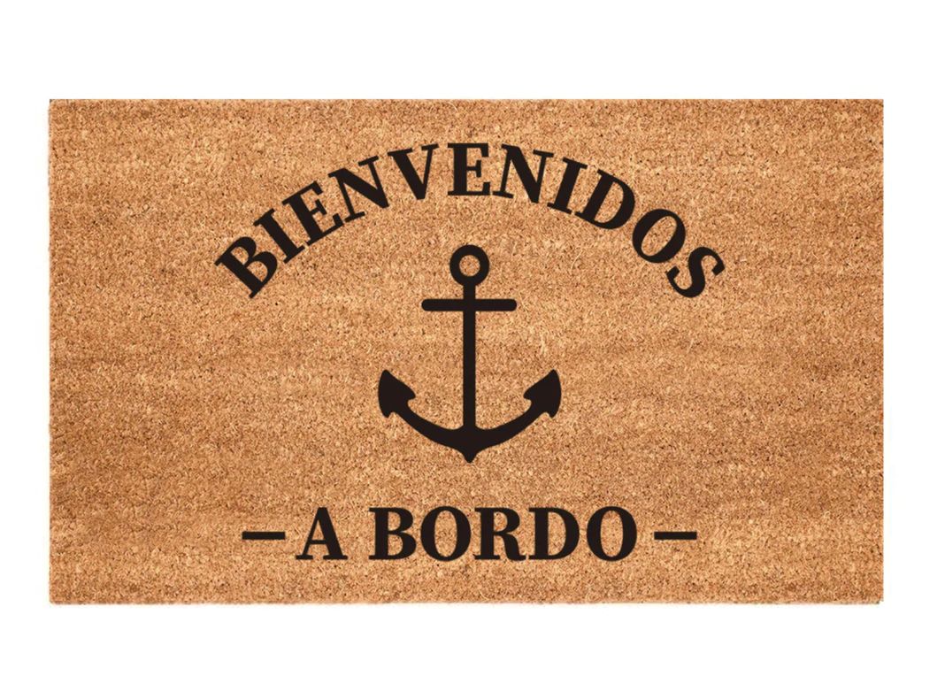 Limpiapiés Choapino Biodegradable Bienvenidos a bordo-0