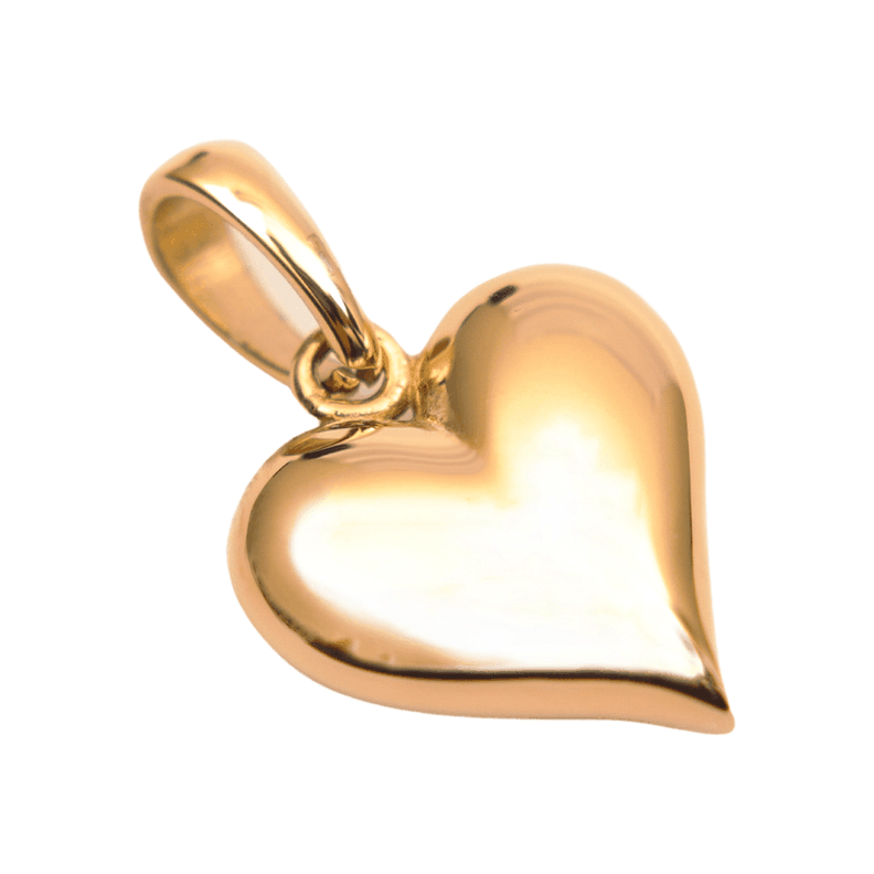 Colgante Corazón Oro Laminado 18k-0