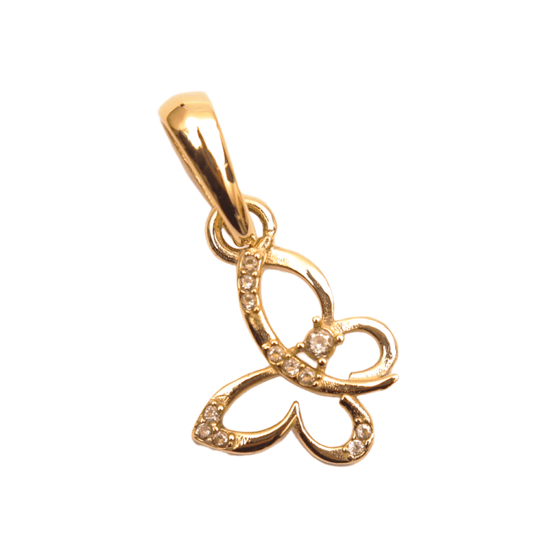 Colgante Mariposa Oro Laminado 18k-0