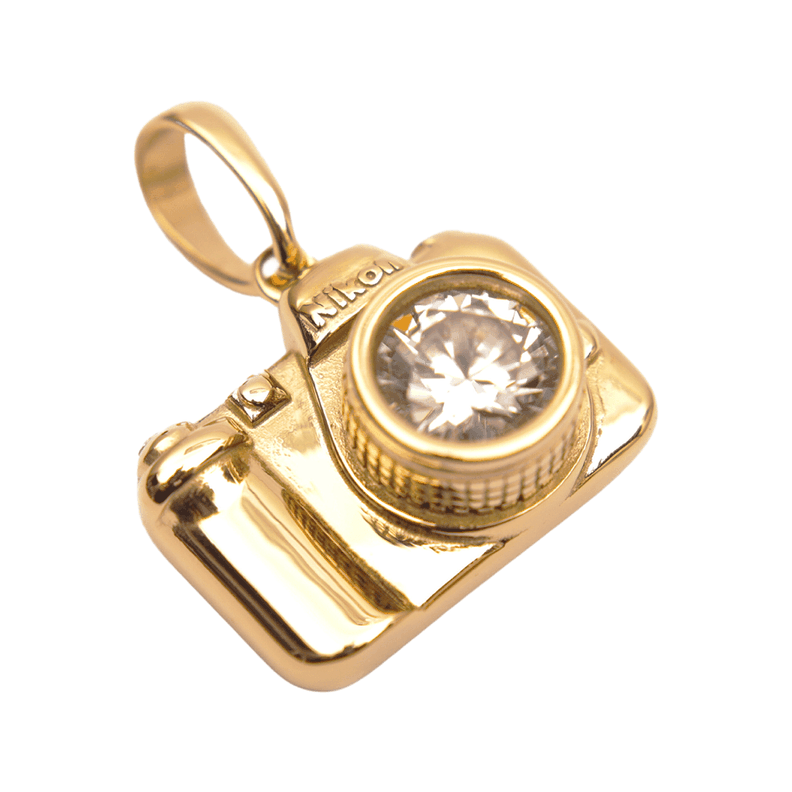 Colgante Camara Nikon Oro Laminado 18k-0