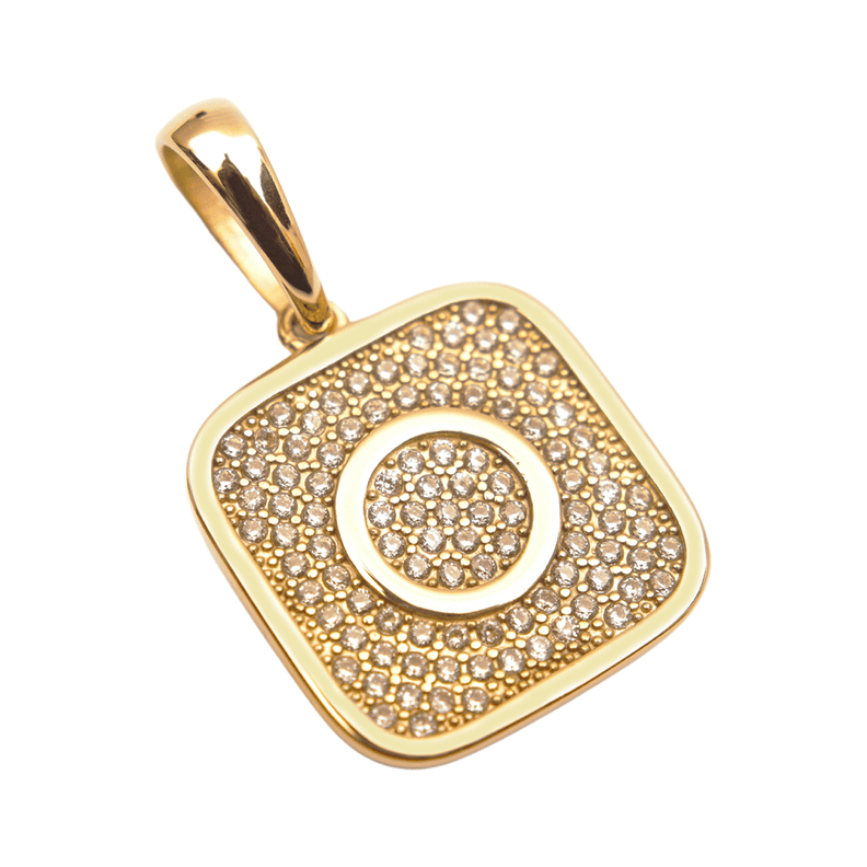 Colgante Instagram Oro Laminado 18k-0