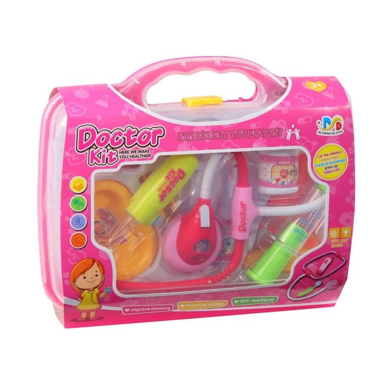 Maleta Maletin Doctor Grande Set Doctora Juguete-0