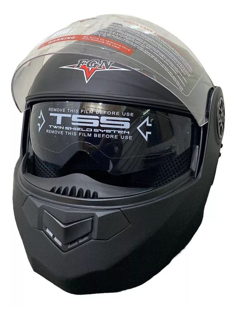 Casco Abatible Con Lente Y Gafas Polarizadas M Dbg1329-2