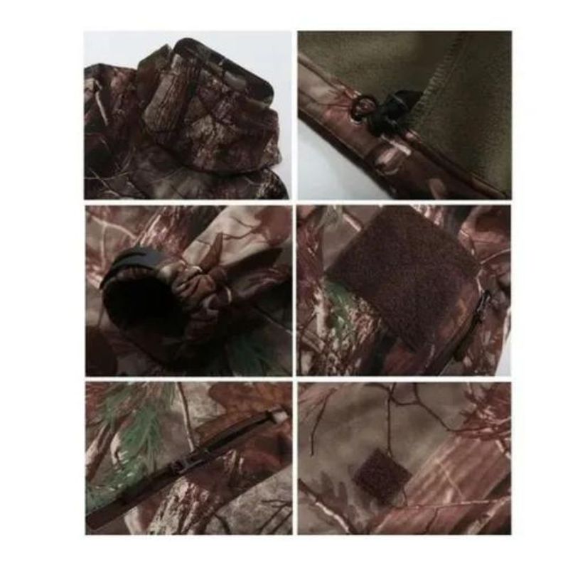 Chaqueta Softshell Tactica Militar Capucha - Impermeable-2