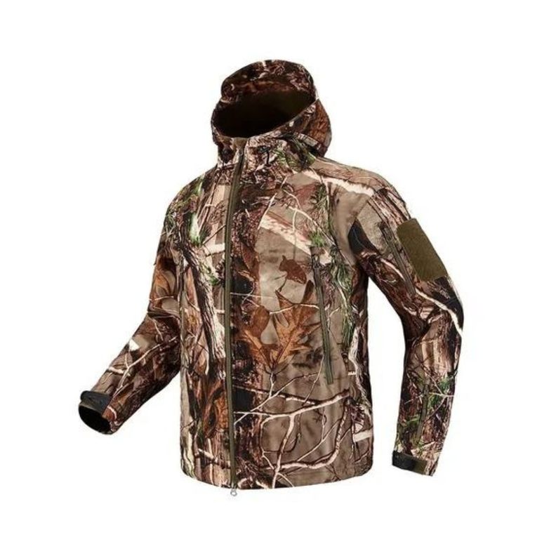 Chaqueta Softshell Tactica Militar Capucha - Impermeable-0