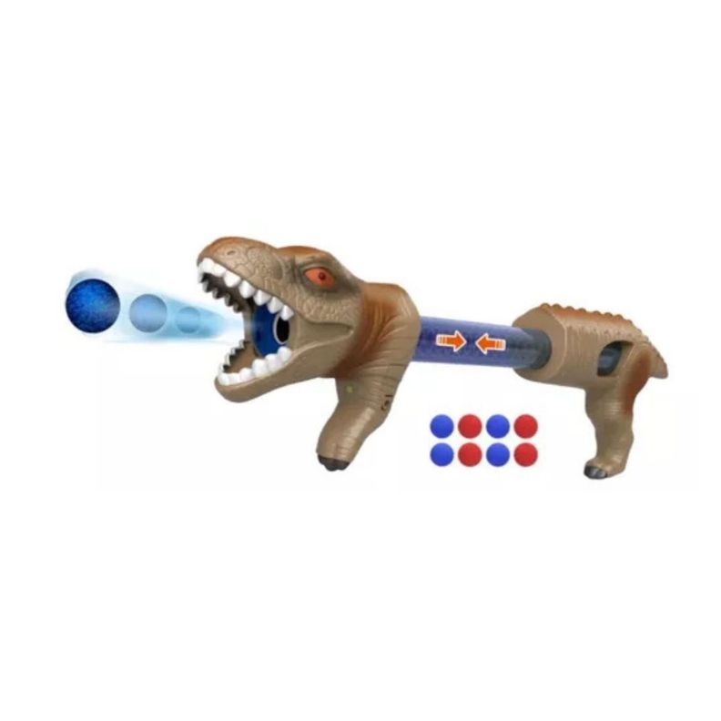 Dinosaurio Lanza Bolas Juguete Lanzador Forma Dinosaurio-0