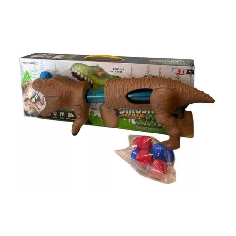 Dinosaurio Lanza Bolas Juguete Lanzador Forma Dinosaurio-4