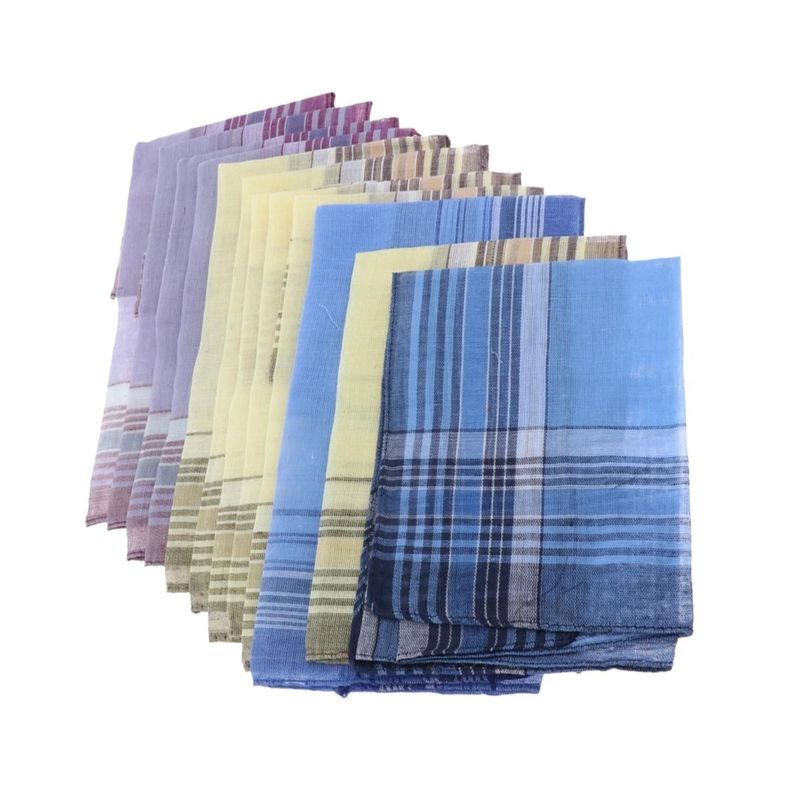 Pañuelos Algodón Multicolor Para Hombre Pack De 12und-2