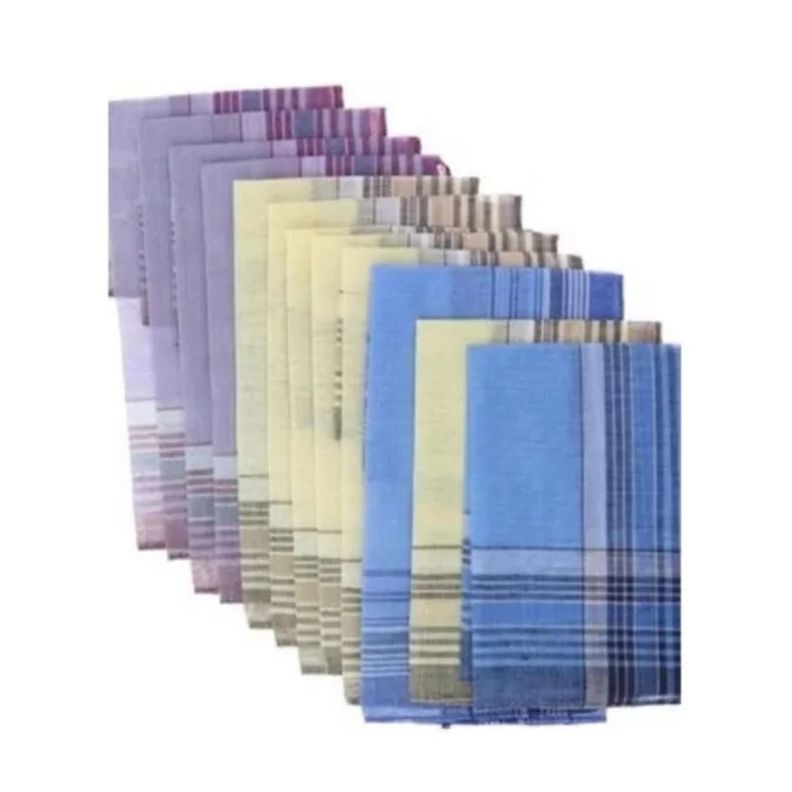 Pañuelos Algodón Multicolor Para Hombre Pack De 12und-4